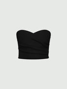 EMME MARELLA Emme Marella Mini bustier in jersey stretch Vagone Donna Nero Body