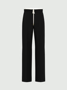 EMME MARELLA Emme Marella Pantalone con doppia cintura Firenze Donna Nero Pantalone