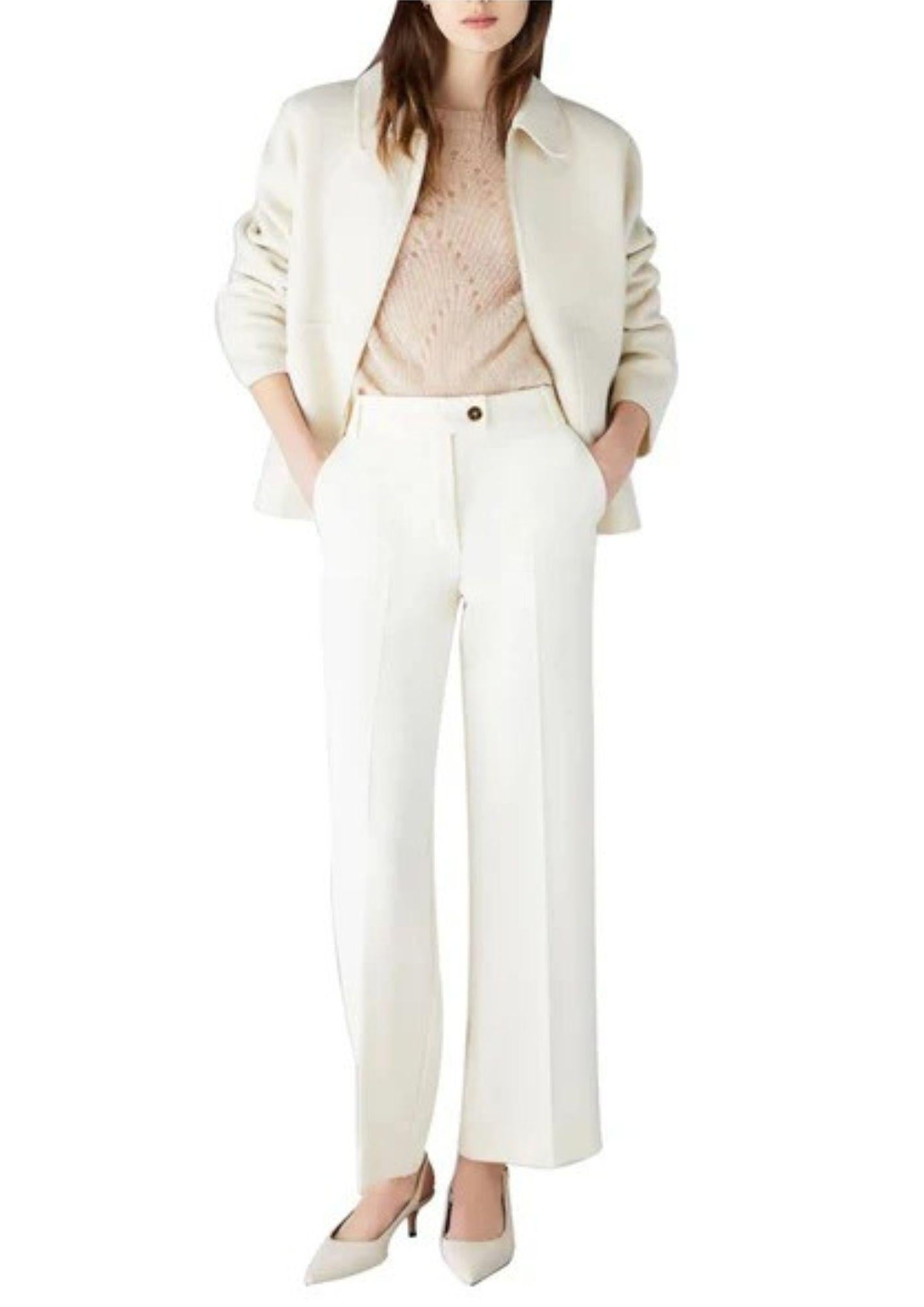 EMME MARELLA Emme Marella Pantalone Donna Efebo Bianco Pantalone