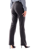 EMME MARELLA Emme Marella Pantalone Donna Micron Grigio Gessato Pantalone