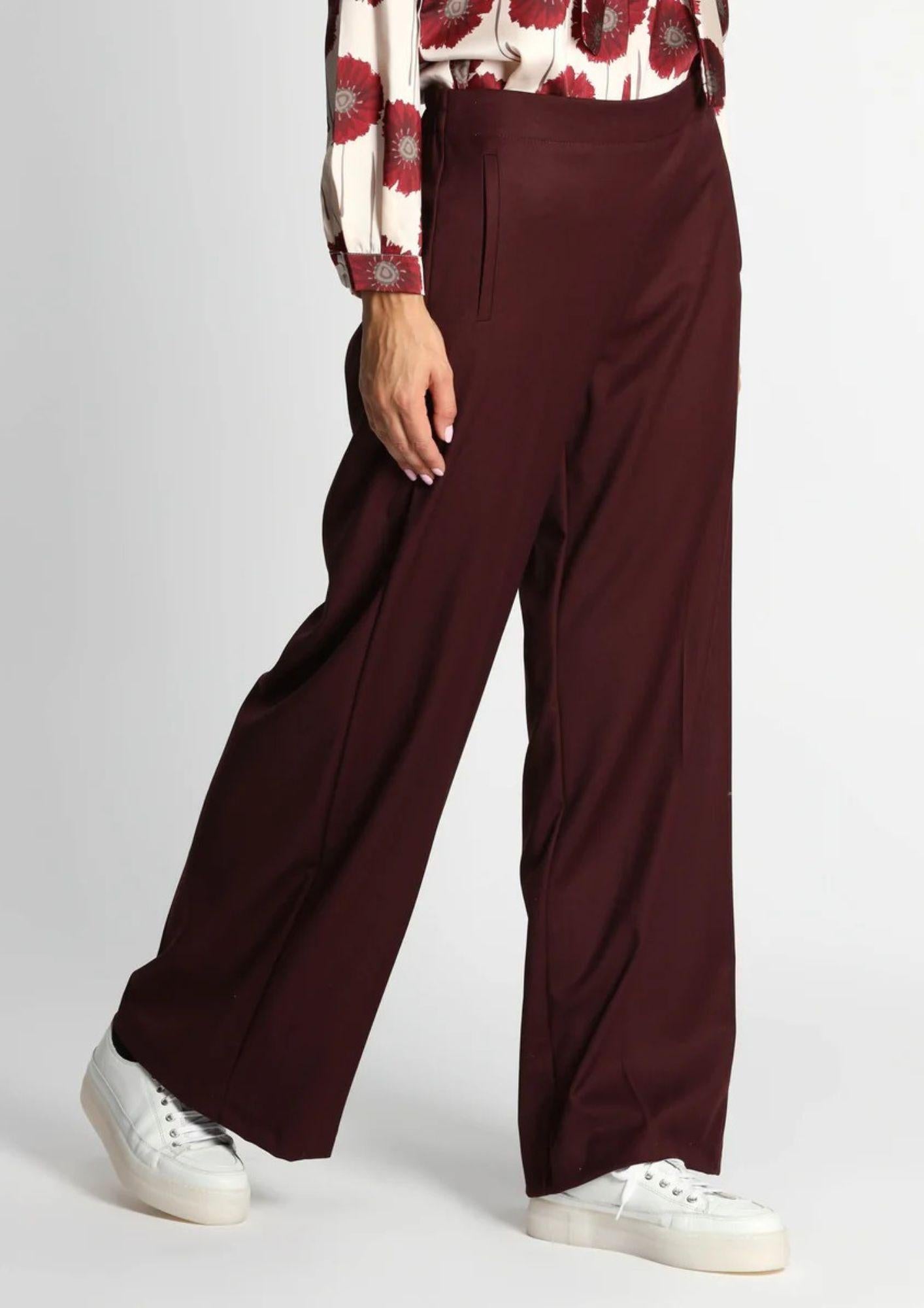 EMME MARELLA Emme Marella Pantalone Donna Sarago Bordeaux Pantalone