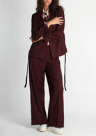EMME MARELLA Emme Marella Pantalone Donna Sarago Bordeaux Pantalone