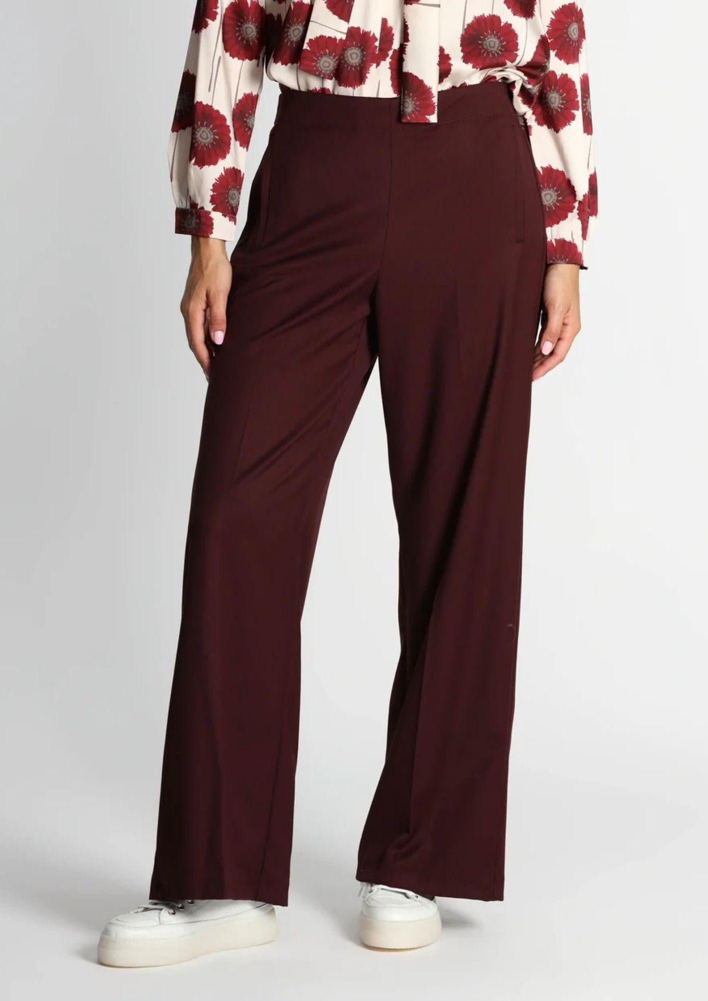 EMME MARELLA Emme Marella Pantalone Donna Sarago Bordeaux Pantalone