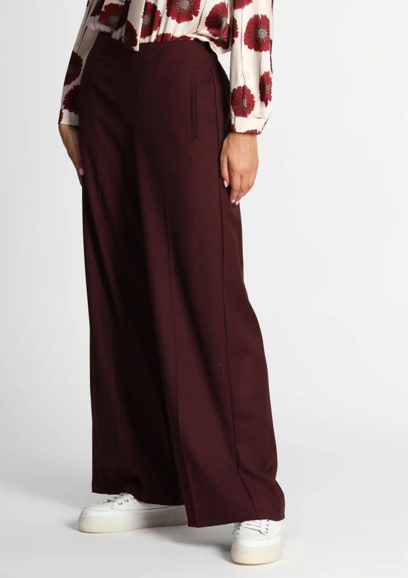 EMME MARELLA Emme Marella Pantalone Donna Sarago Bordeaux Pantalone