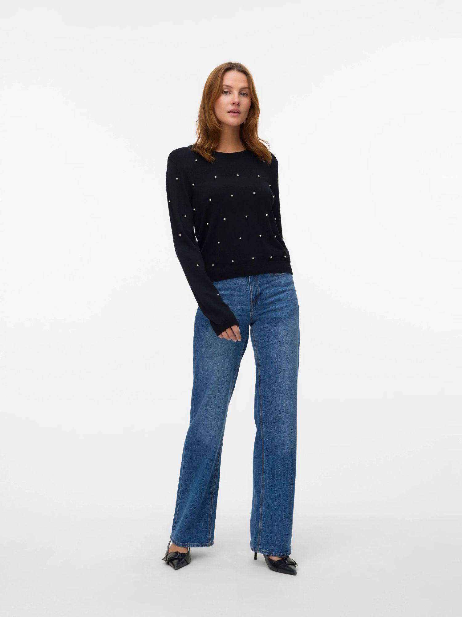 Vero Moda Maglione Donna Glory Nero 10331386 Black VERO MODA 