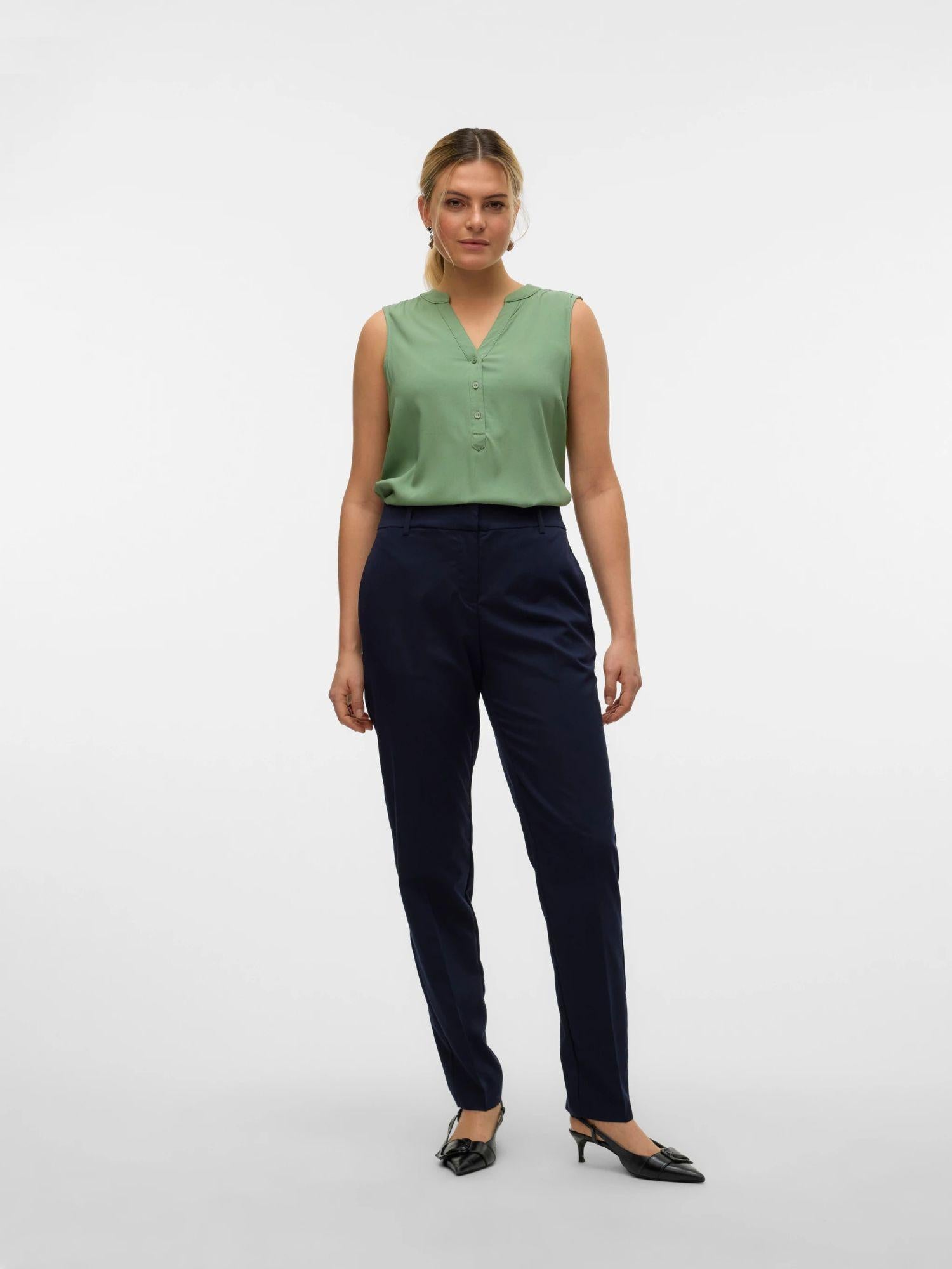 Vero Moda Pantaloni Formali Donna Nila Navy Blazer 10320940 Navy Blazer VERO MODA 