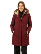 Satinette Giacca Invernale Donna Bordeaux 003 AGATA 21 SATINETTE 