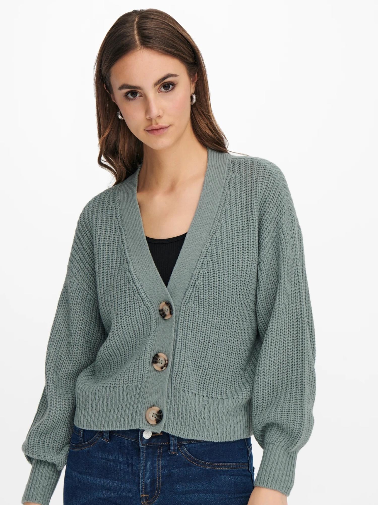 Jacqueline De Yong JDYJUSTY Cardigan Donna Turchese Abyss 15200418 Abyss JACQUELINE DE YONG 