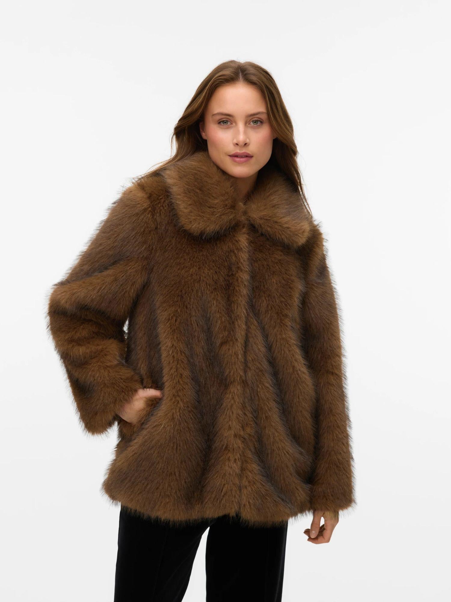 Vero Moda Giacca Invernale Donna Gloria Brown Emperador 10333912 Emperador VERO MODA 