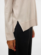 Vero Moda Maglione Donna Silje Grey Moonbeam 10320451 Moonbeam VERO MODA 