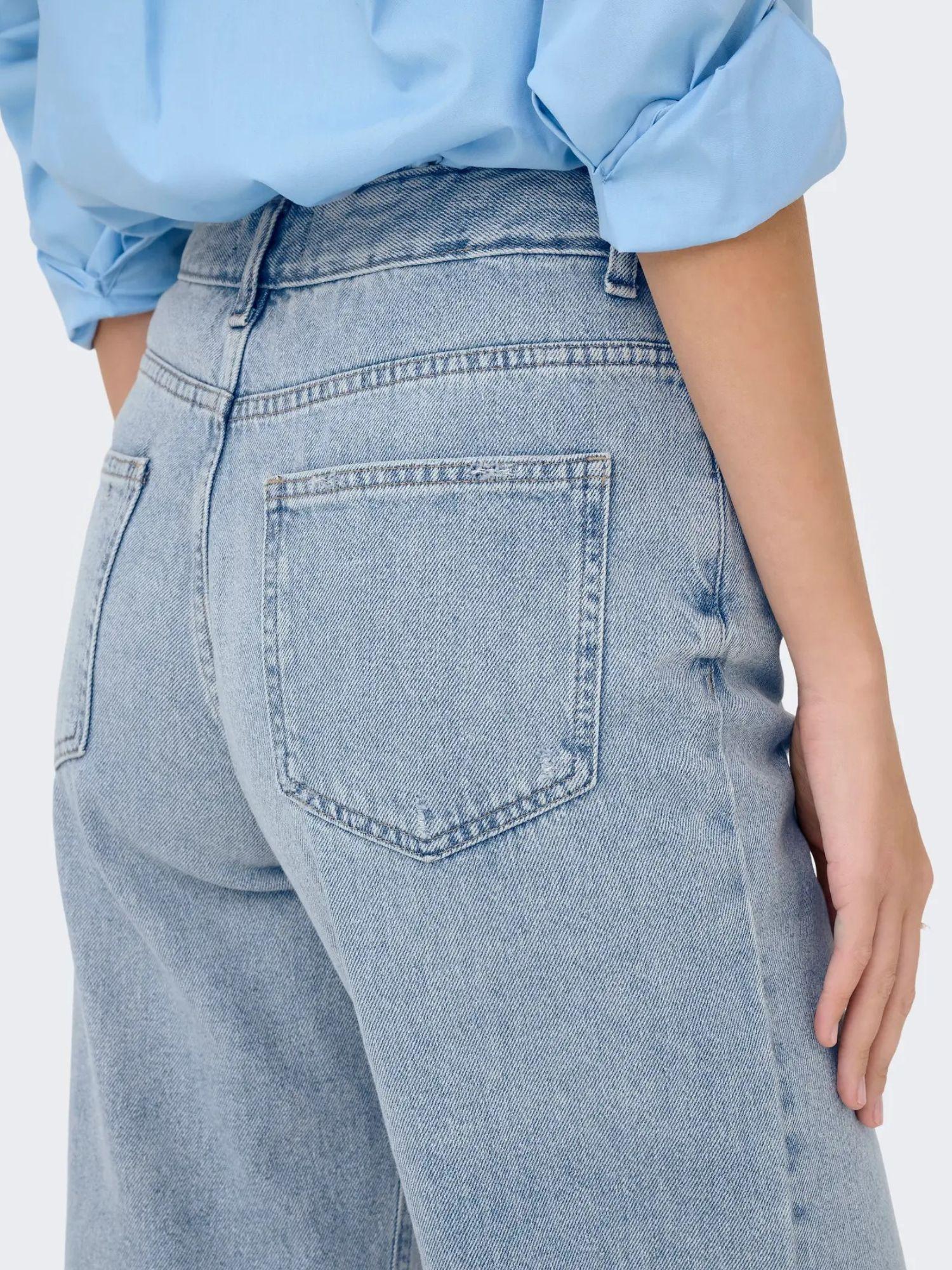 Only Jeans Donna Ella Blu Denim Chiaro 15337154 Light Blue Denim ONLY 