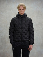 Blauer Piumino Uomo Piery Nero con Interno Tabacco BLUC03233 7308 999 BLAUER 