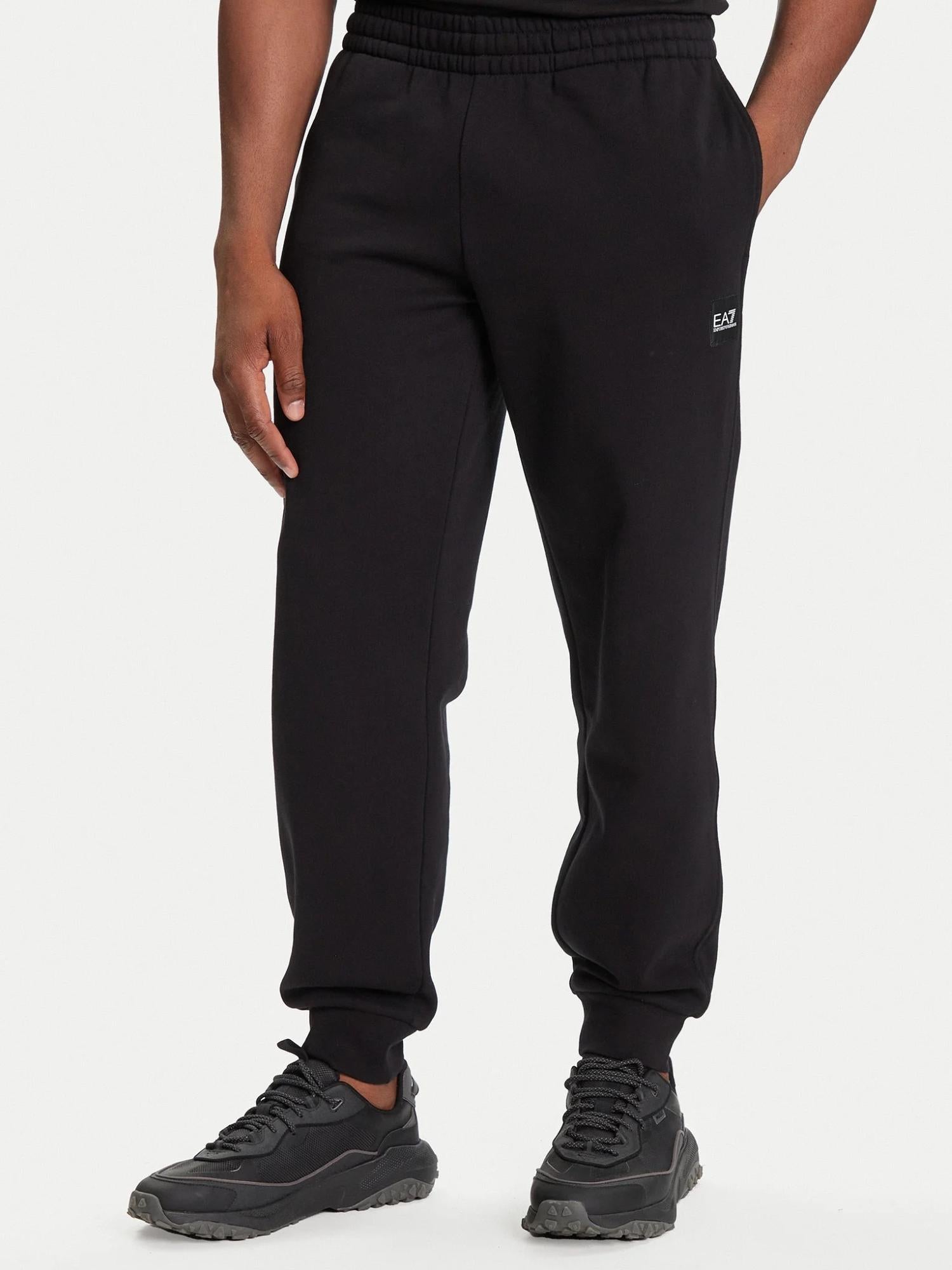 EA7 Emporio Armani Tuta Uomo con cappuccio full zip Nero 7M000914 AF10377 UC001 EA7 EMPORIO ARMANI 