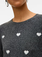 Vero Moda Maglione Donna Doffy Grigio Scuro 10330790 Dark Grey Melange VERO MODA 