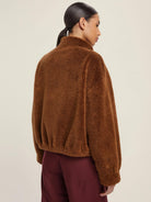 Emme Marella Bomber reversibile Donna Vicenza Cognac 2525456031200 002 EMME MARELLA 