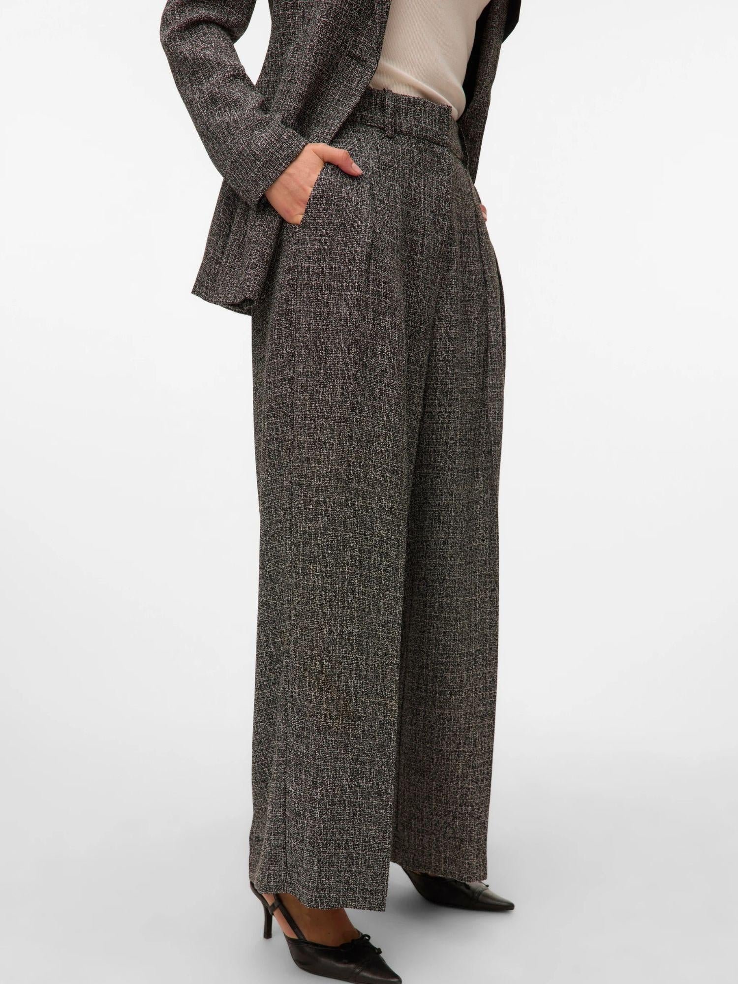 Vero Moda Pantaloni Formali Donna Perle Nero Sale E Pepe 10336076 Black VERO MODA 