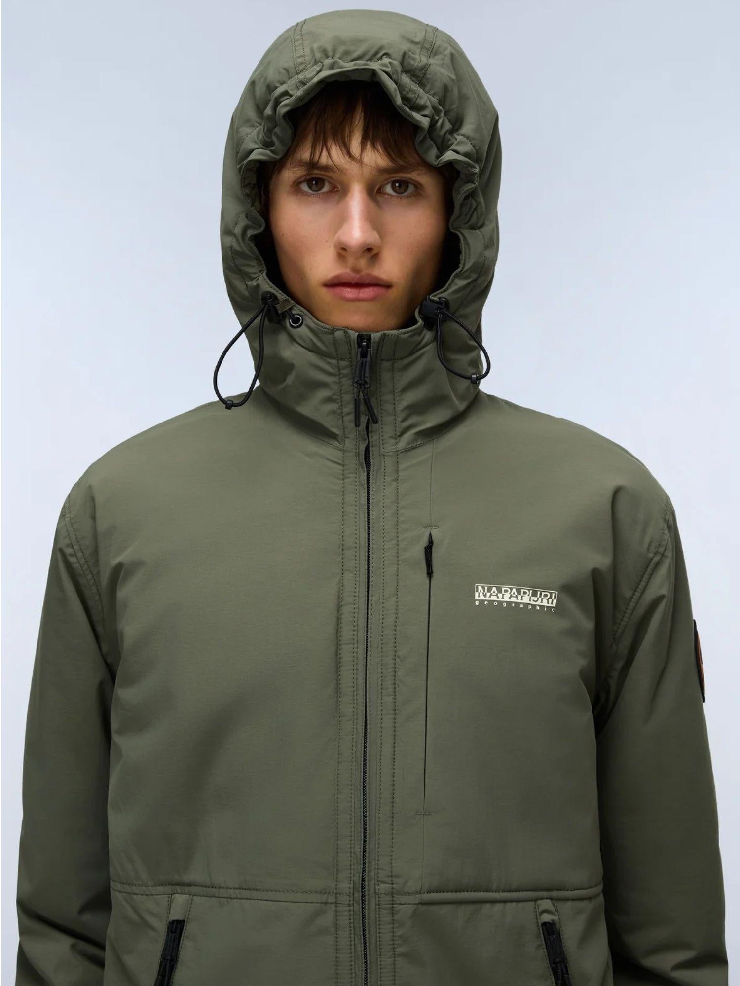 Napapijri Giacca Invernale Uomo Tundra Verde Tè NP0A8928 G0A NAPAPIJRI 