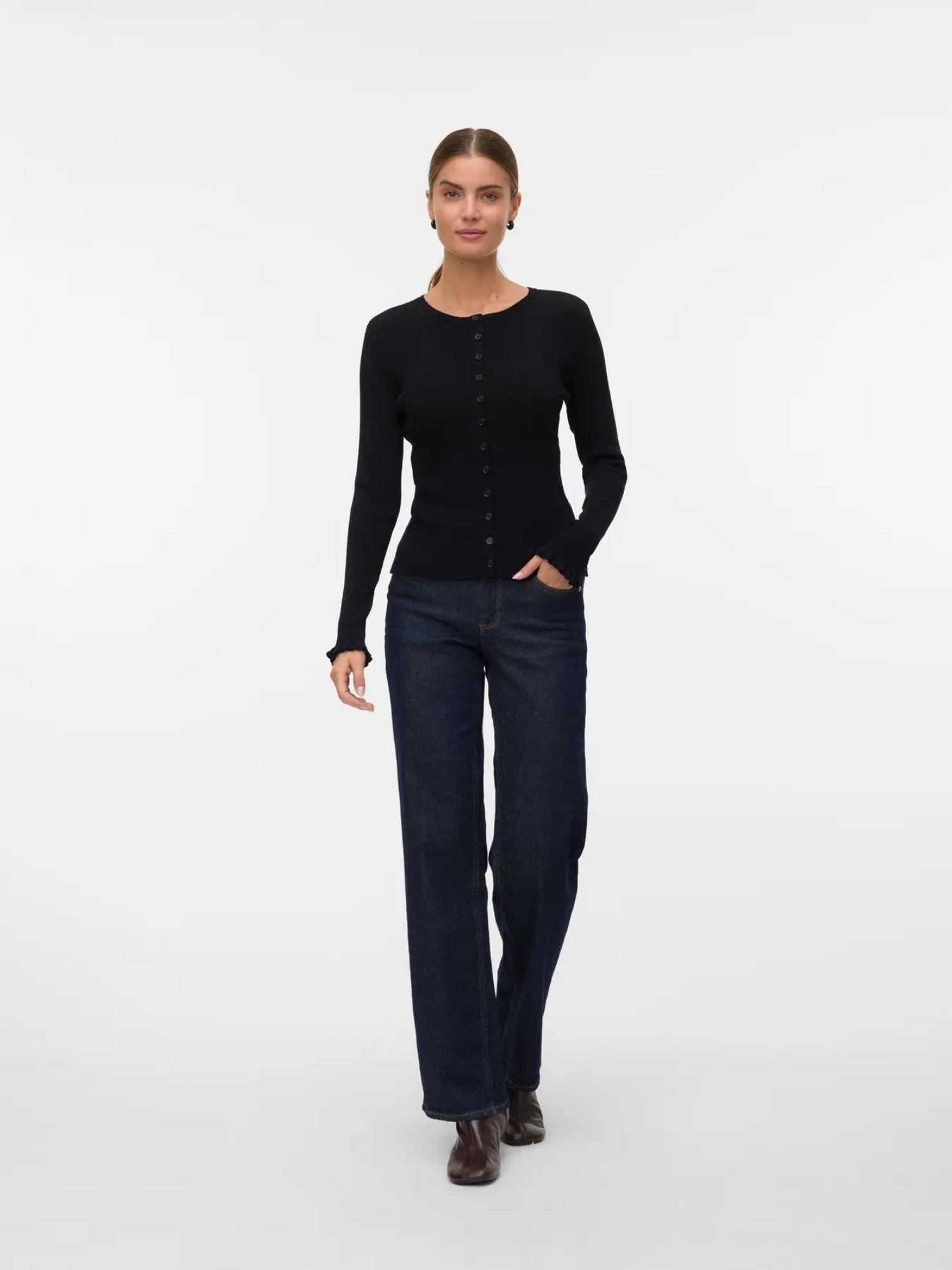 Vero Moda Cardigan Donna Wonder Nero 10330859 Black VERO MODA 