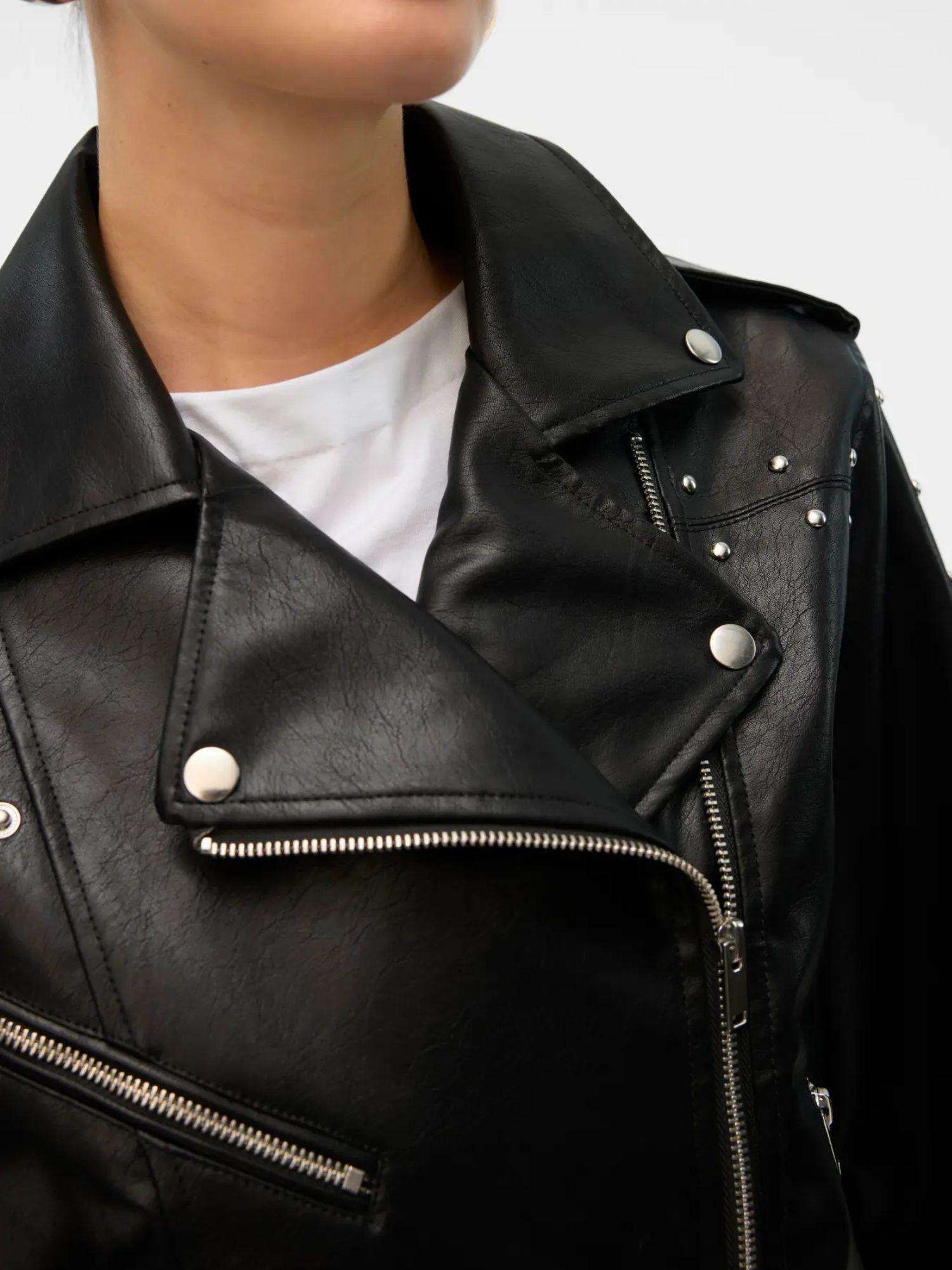 Vero Moda Giacca Biker Donna Ramon Nera 10336119 Black VERO MODA 