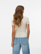 Aware Top Donna Irwina Birch 10329978 Birch VERO MODA 