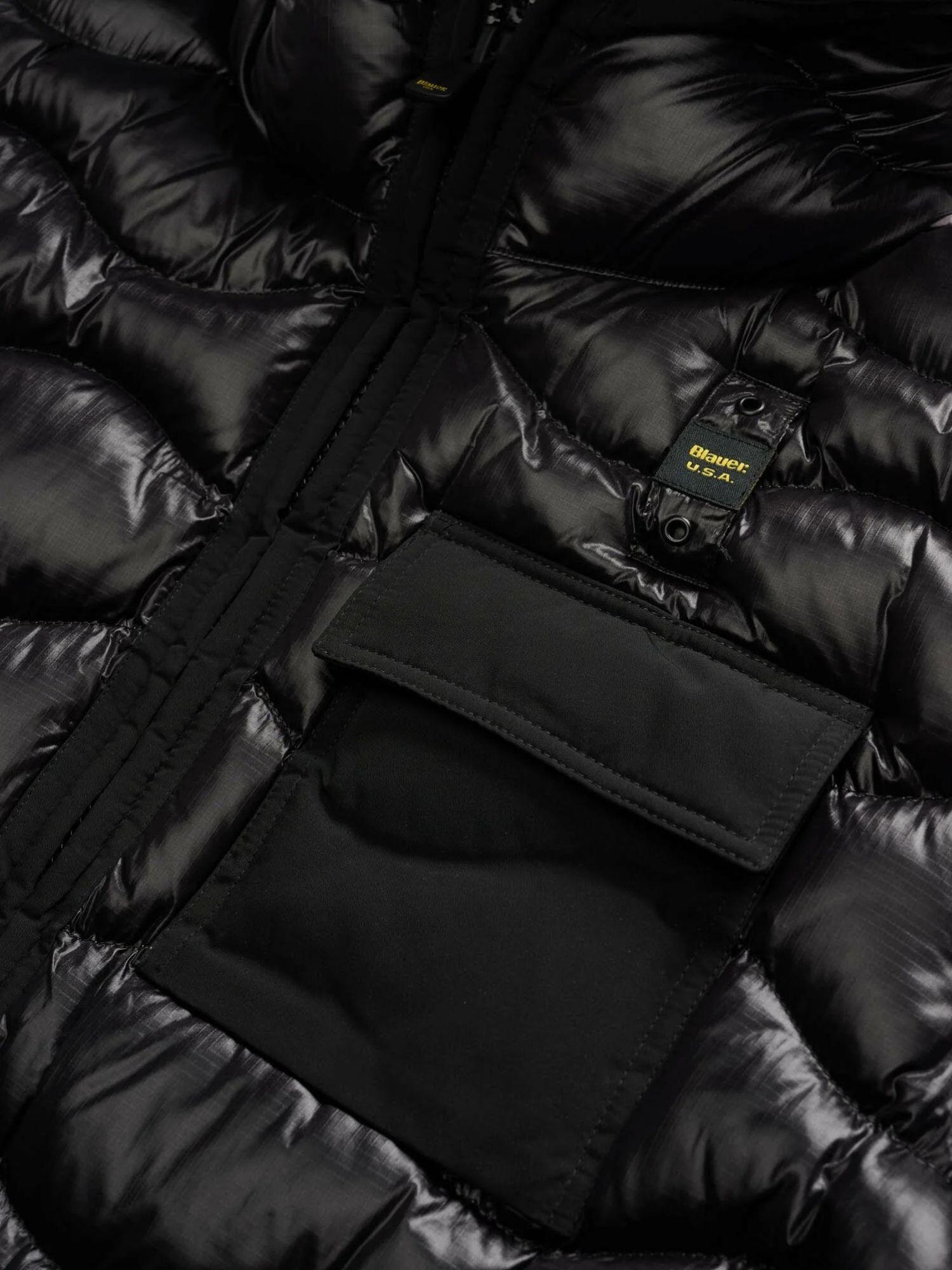 Blauer Giacca Invernale Uomo Bryant Nera con Interno Beige BLUC02080 5958 999 BLAUER 