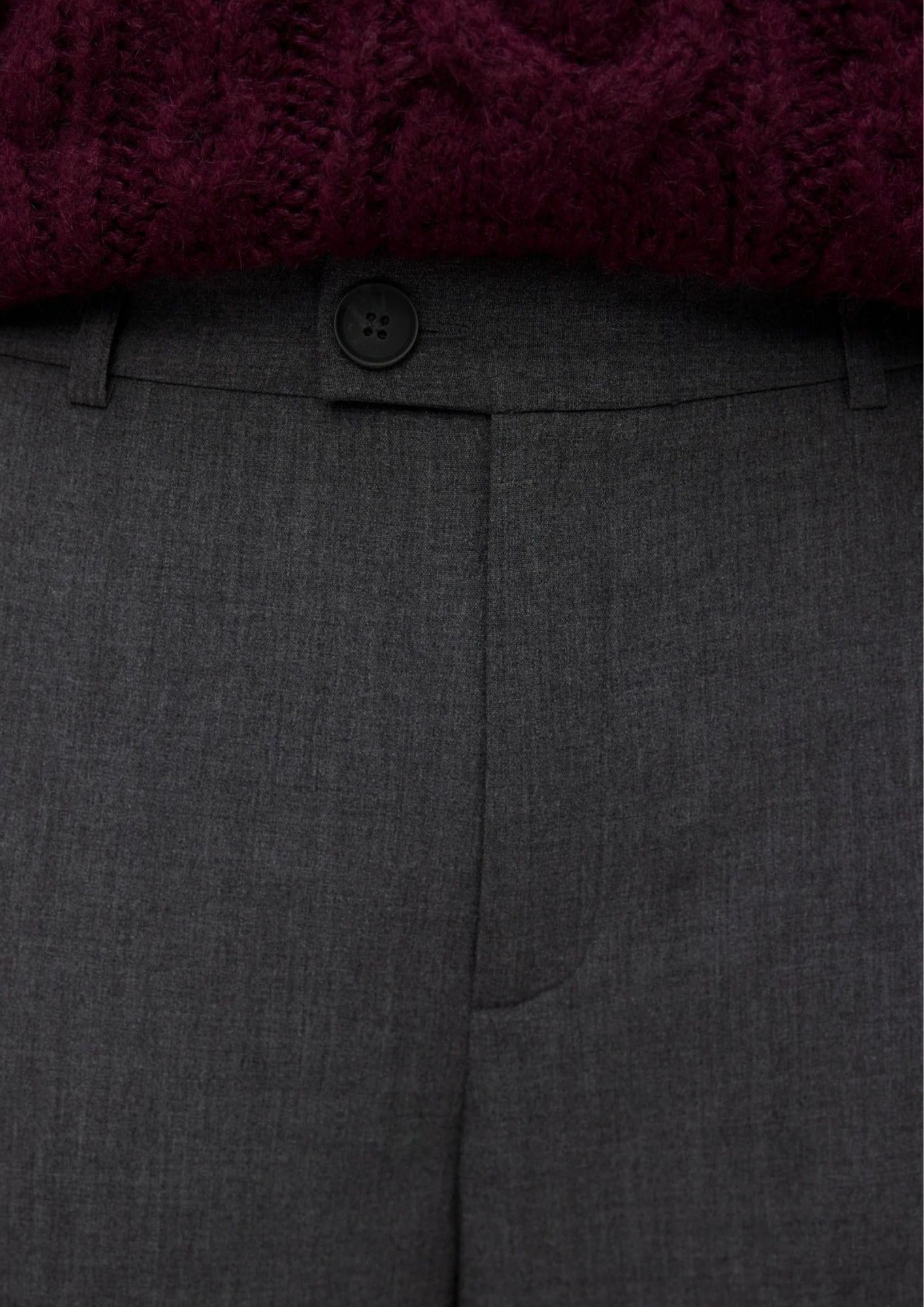 Vero Moda Pantalone Donna Texas Grigio 10334103 Dark Grey Melange VERO MODA 