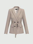 Emme Marella Giacca Donna Belford Beige 2525046161200 002 EMME MARELLA 