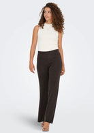 Only Pantalone Donna Thea Marrone 15352981 Chocolate Torte Melange ONLY 