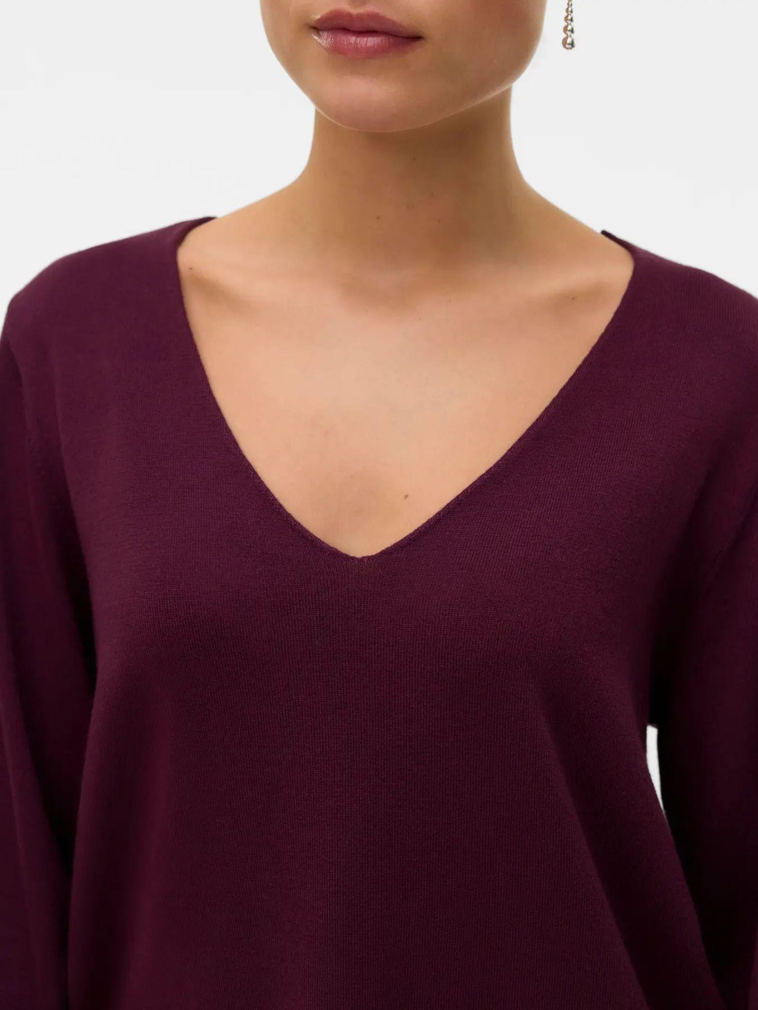 Vero Moda Maglione Donna Silje Winetasting 10320451 Winetasting VERO MODA 