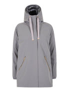 Yes Zee Parka Donna con Giubbino Trapuntato Interno Grigio O069 NU00 0809 YES ZEE 