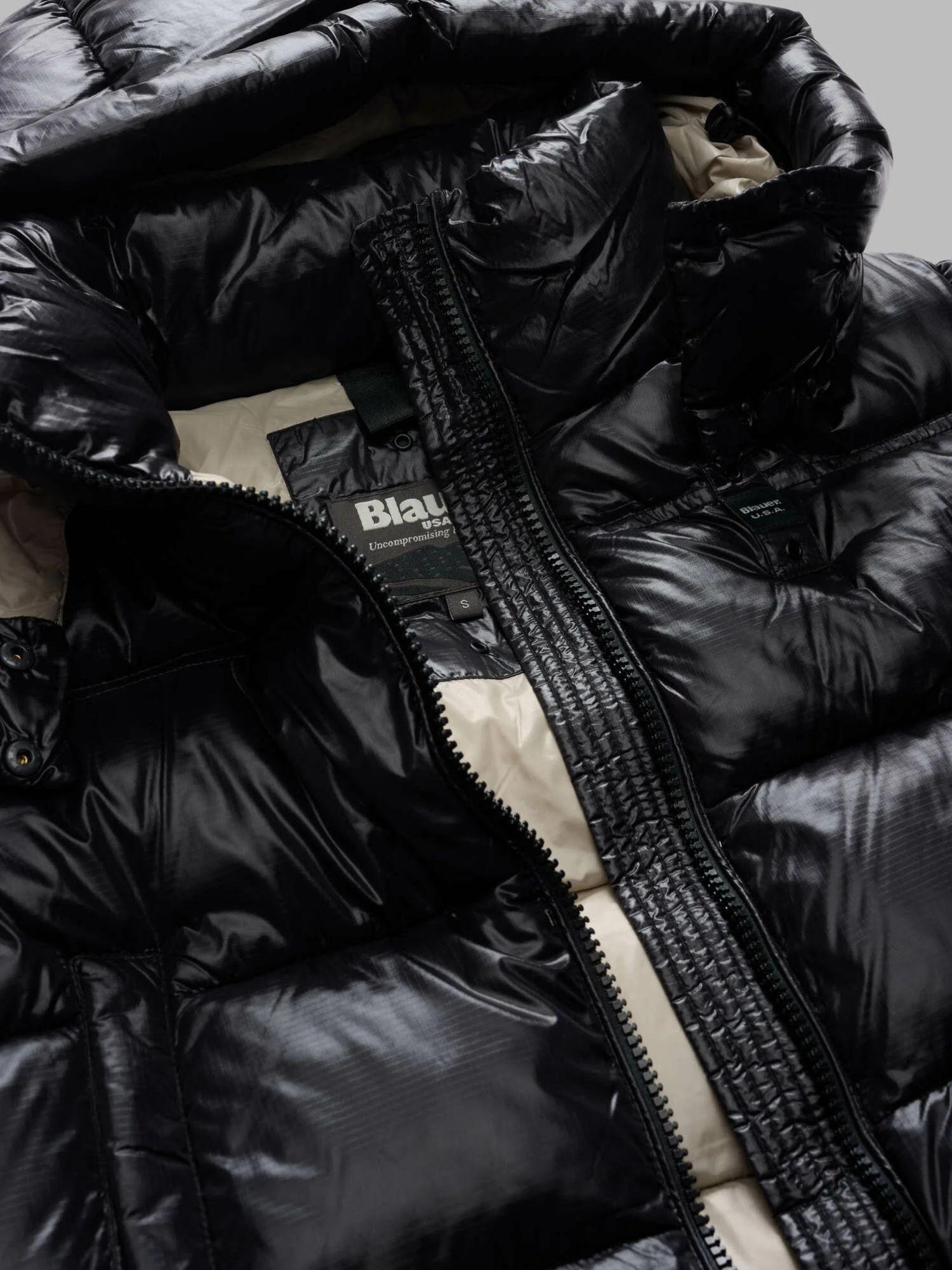 Blauer Giacca Invernale Donna Gloria Nera con Interno Beige BLDC02170 6648 999 BLAUER 