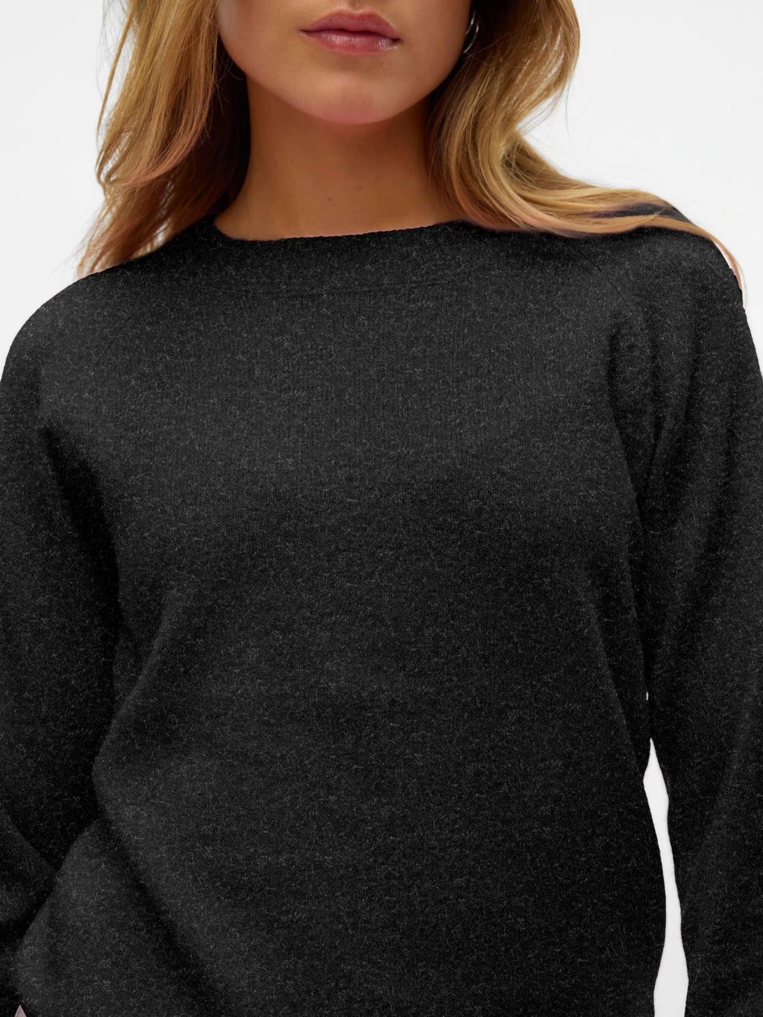 Vero Moda Maglione Donna Doffy Nero 10201022 Black MELANGE VERO MODA 