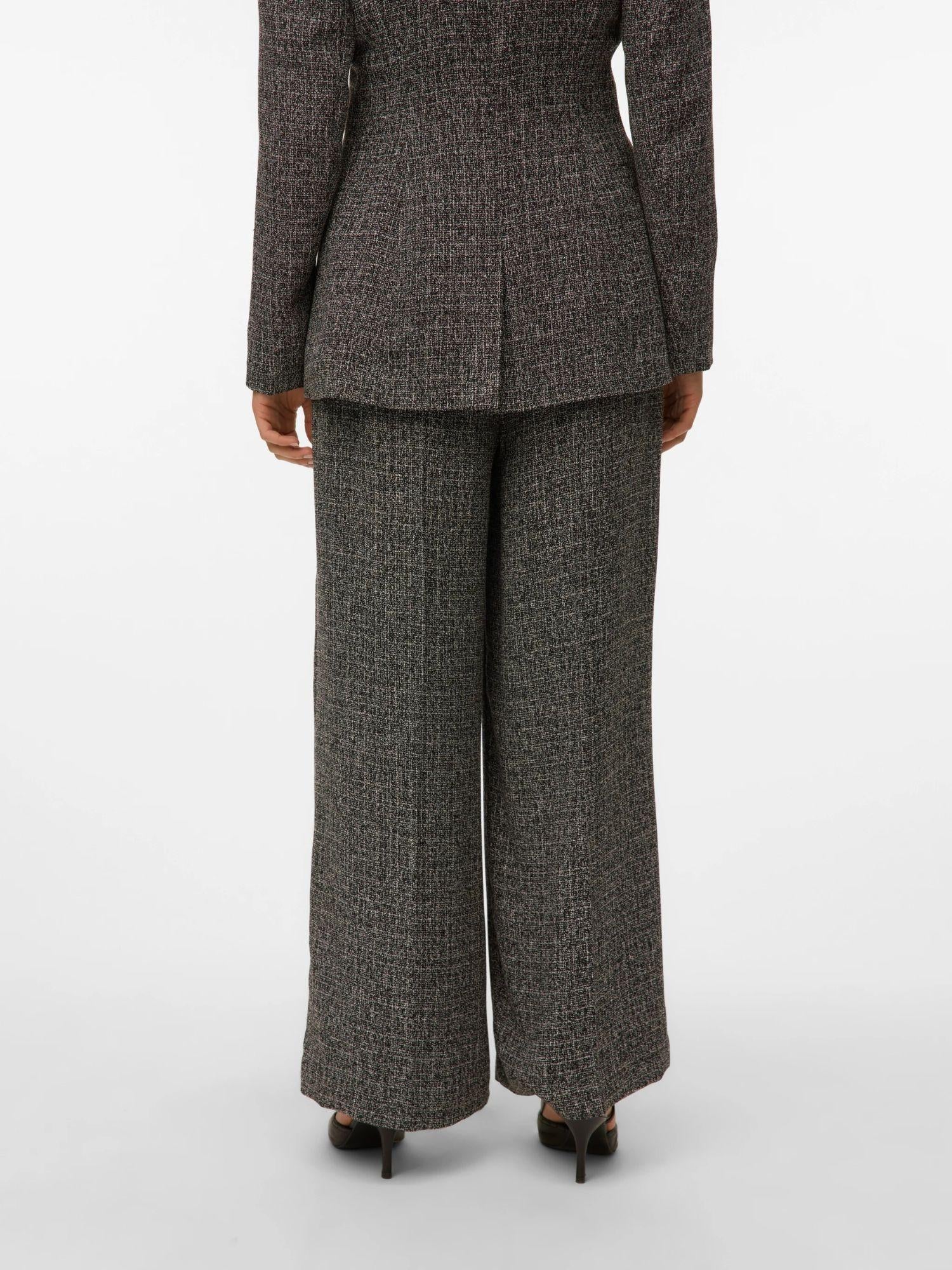 Vero Moda Pantaloni Formali Donna Perle Nero Sale E Pepe 10336076 Black VERO MODA 