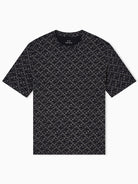 Armani Exchange T-shirt Uomo regular fit logo allover Nero XM001897 AF10356 FC196 ARMANI EXCHANGE 