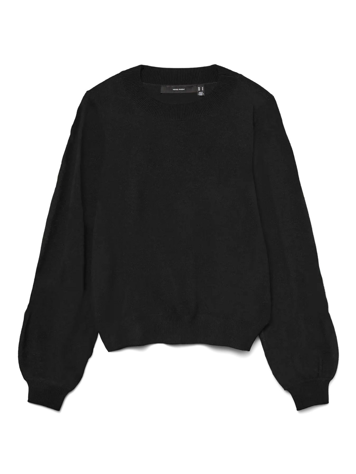 Vero Moda Maglione Donna Nancy Nero 10333561 Black SOLID VERO MODA 