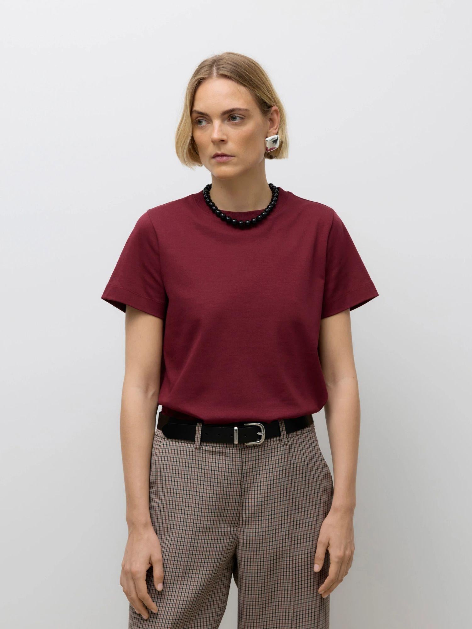 Aware T-Shirt Donna Awnaima Purple Zinfandel 10294544 Zinfandel VERO MODA 