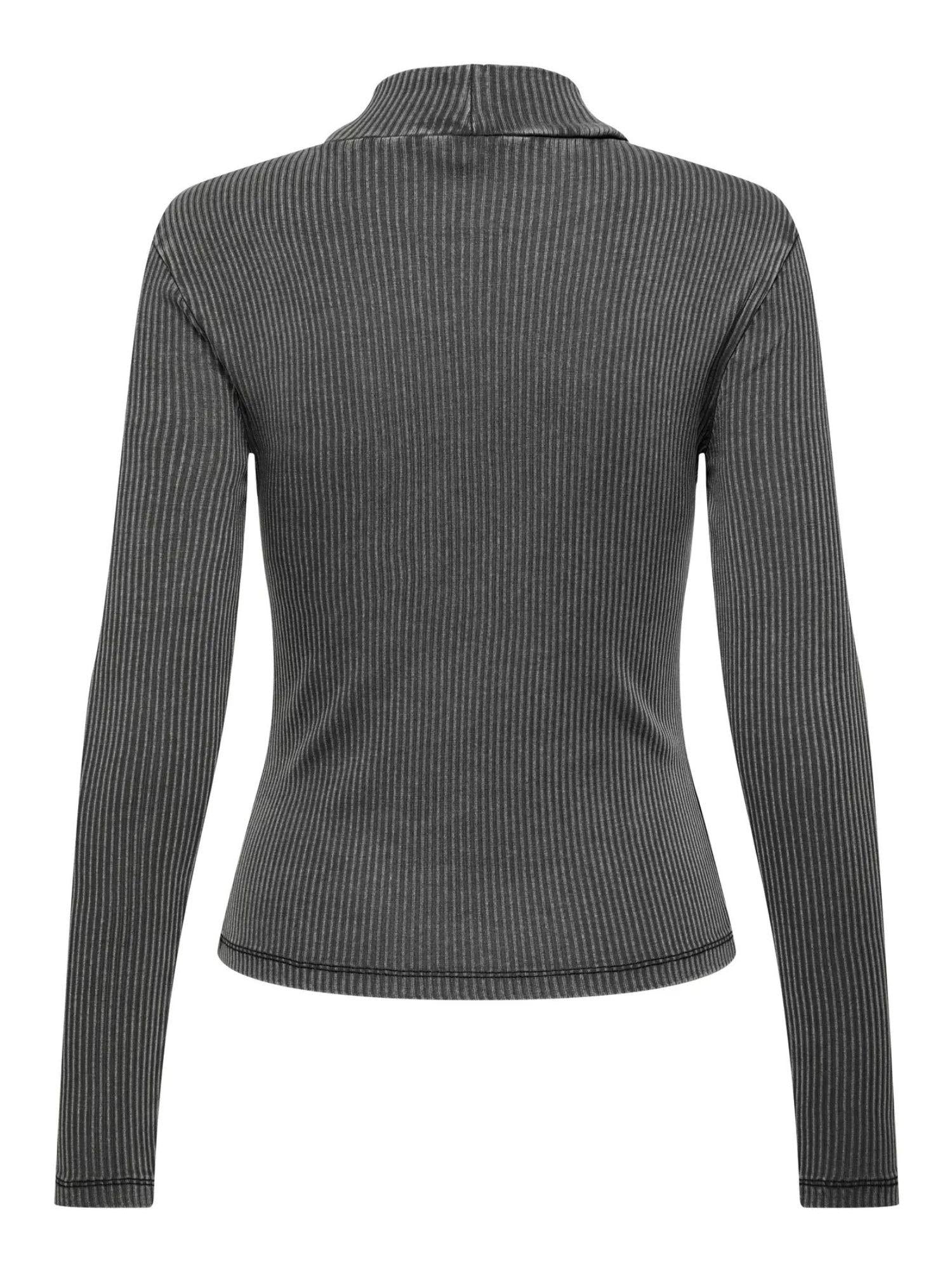 Only Maglia Donna Felina Nero 15329448 Black Washed ONLY 