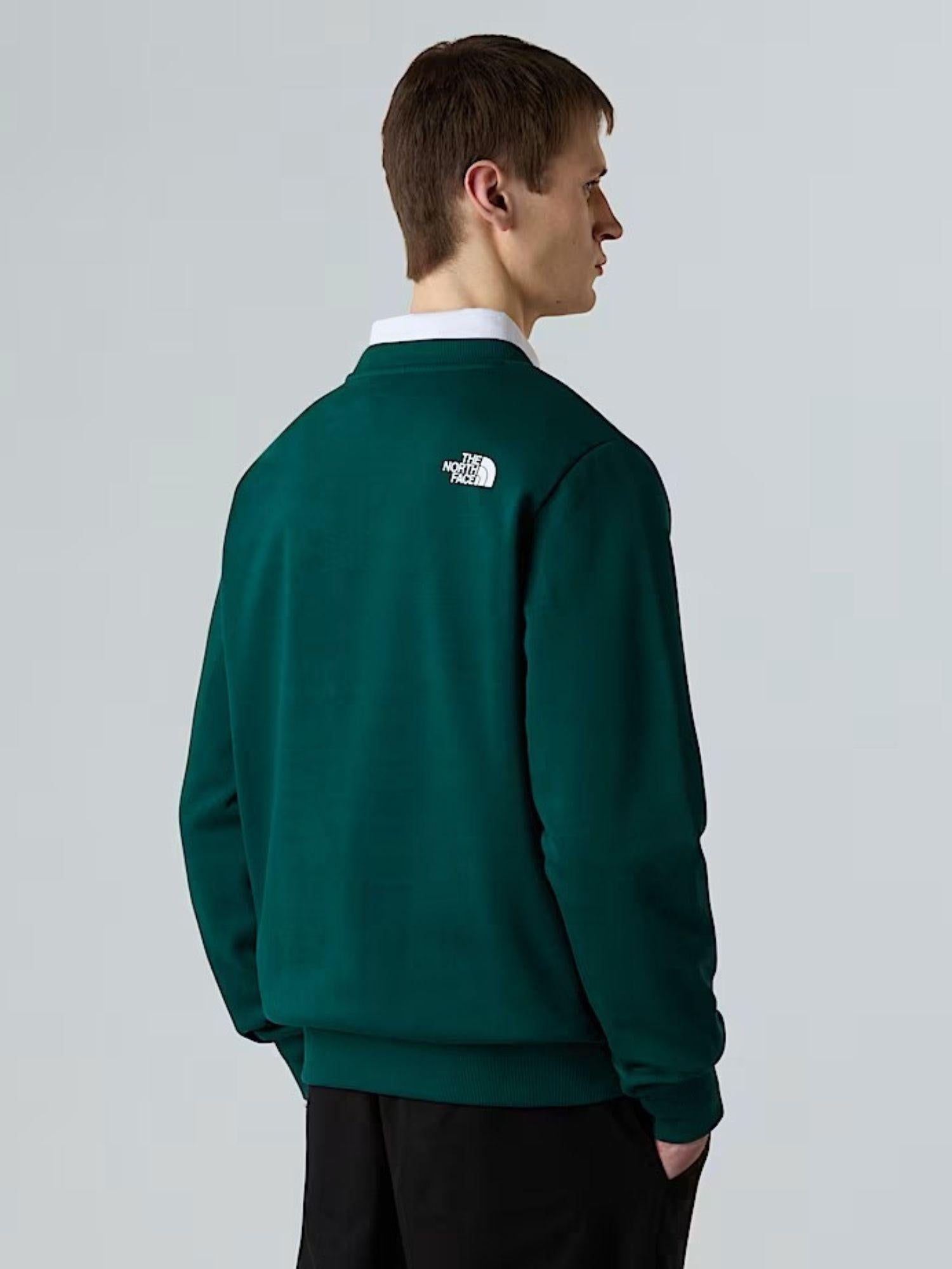 The North Face Felpa Uomo Simple Dome Verde Caccia NF0A89FB 1KI THE NORTH FACE 