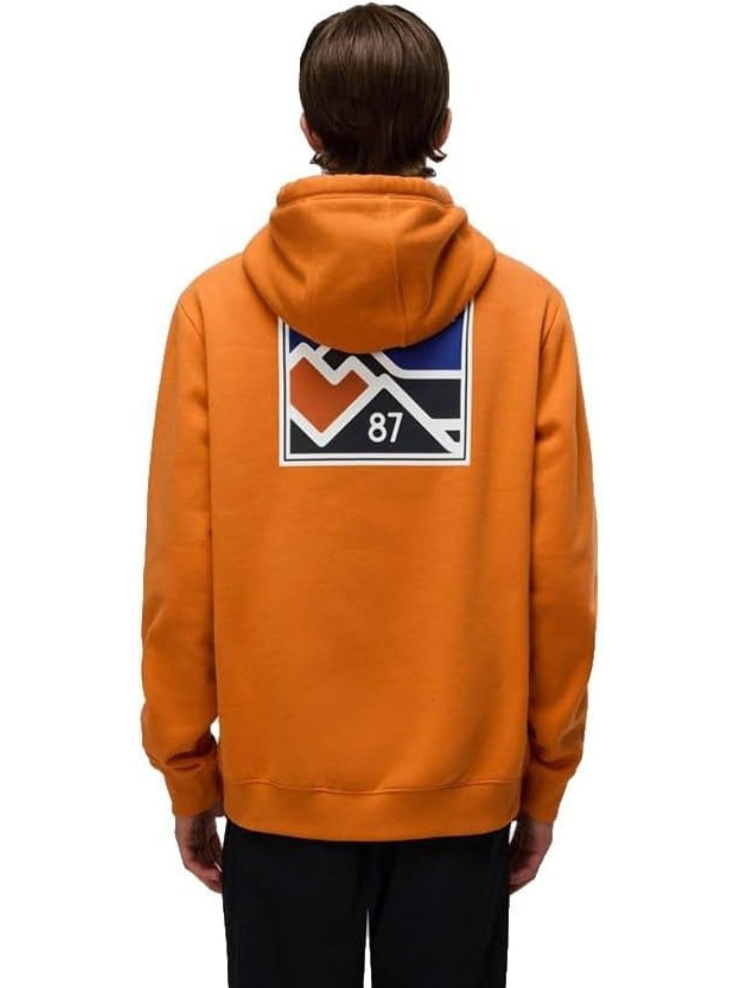 Napapijri Felpa Uomo con Cappuccio Guide Arancione Zucca NP0A88V4 A68 NAPAPIJRI 