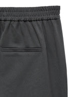 Vero Moda Pantaloni Donna Maya A Vita Media Grigio Asfalto 10225280 Asphalt VERO MODA 