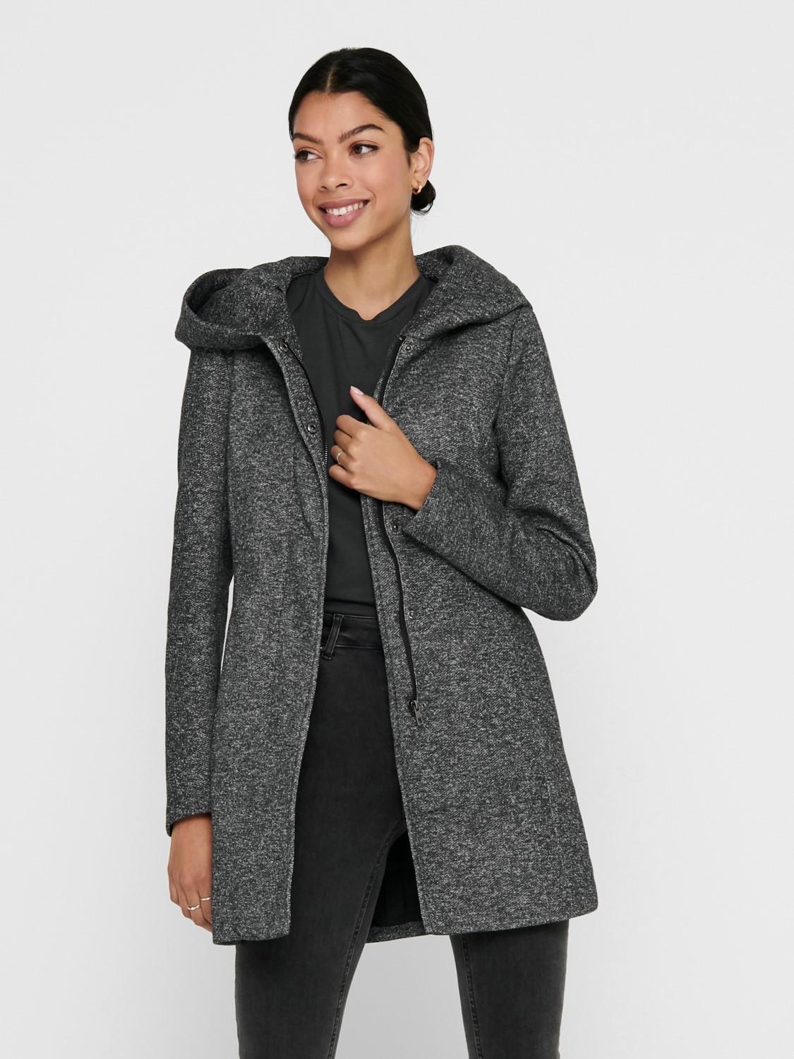 Only Cappotto Donna Sedona Grigio 15142911 Dark Grey Melange ONLY 