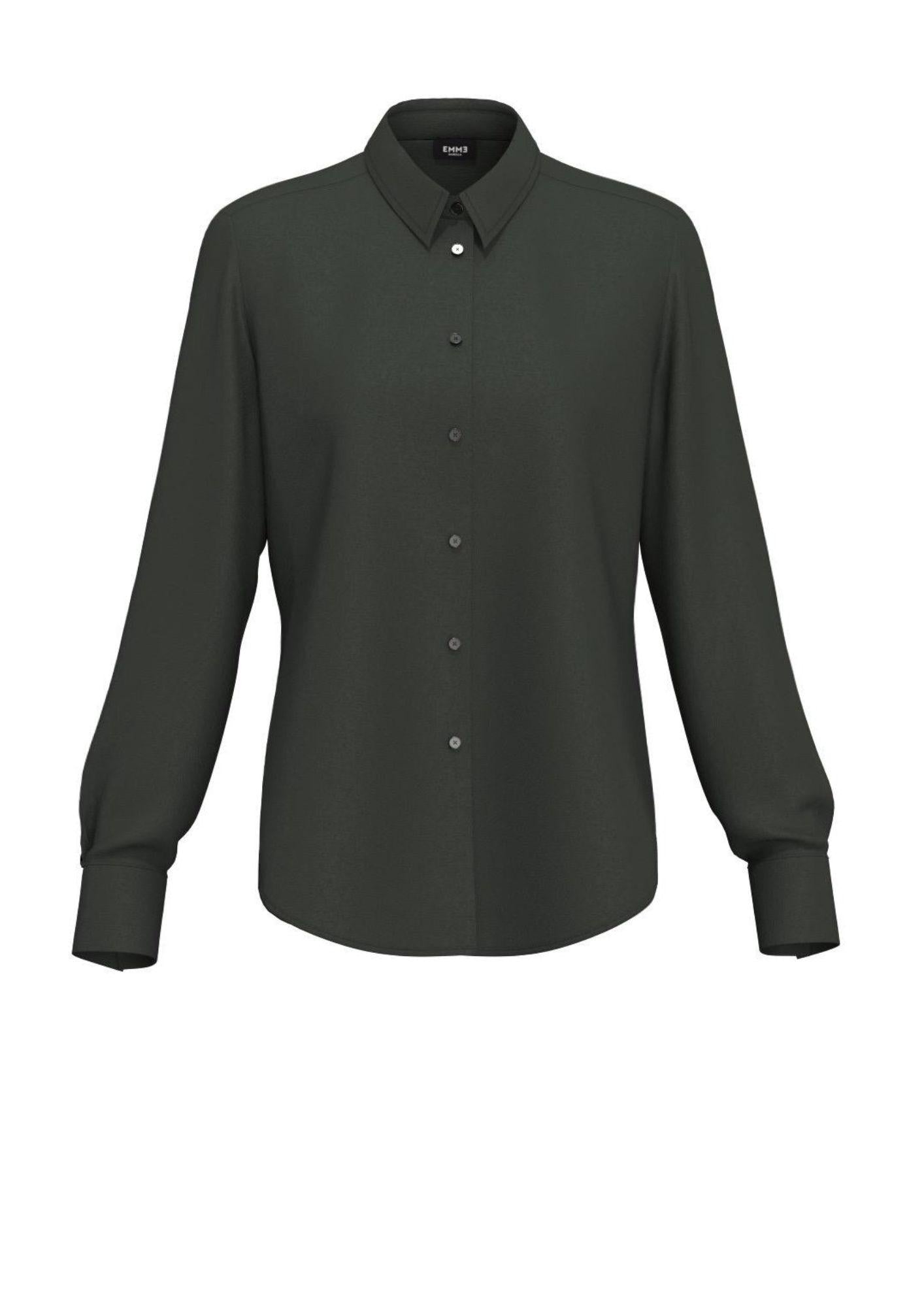 Emme Marella Camicia Donna Fleres Nero 2525116042200 012 EMME MARELLA 