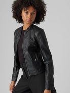Vero Moda Giacca Biker Donna Favodona Nero 10288555 Black VERO MODA 