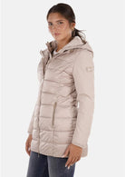 Yes Zee Giacca Lunga Donna Beige O045 M800 0222 YES ZEE 