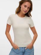 Aware Top Donna Irwina Birch 10329978 Birch VERO MODA 