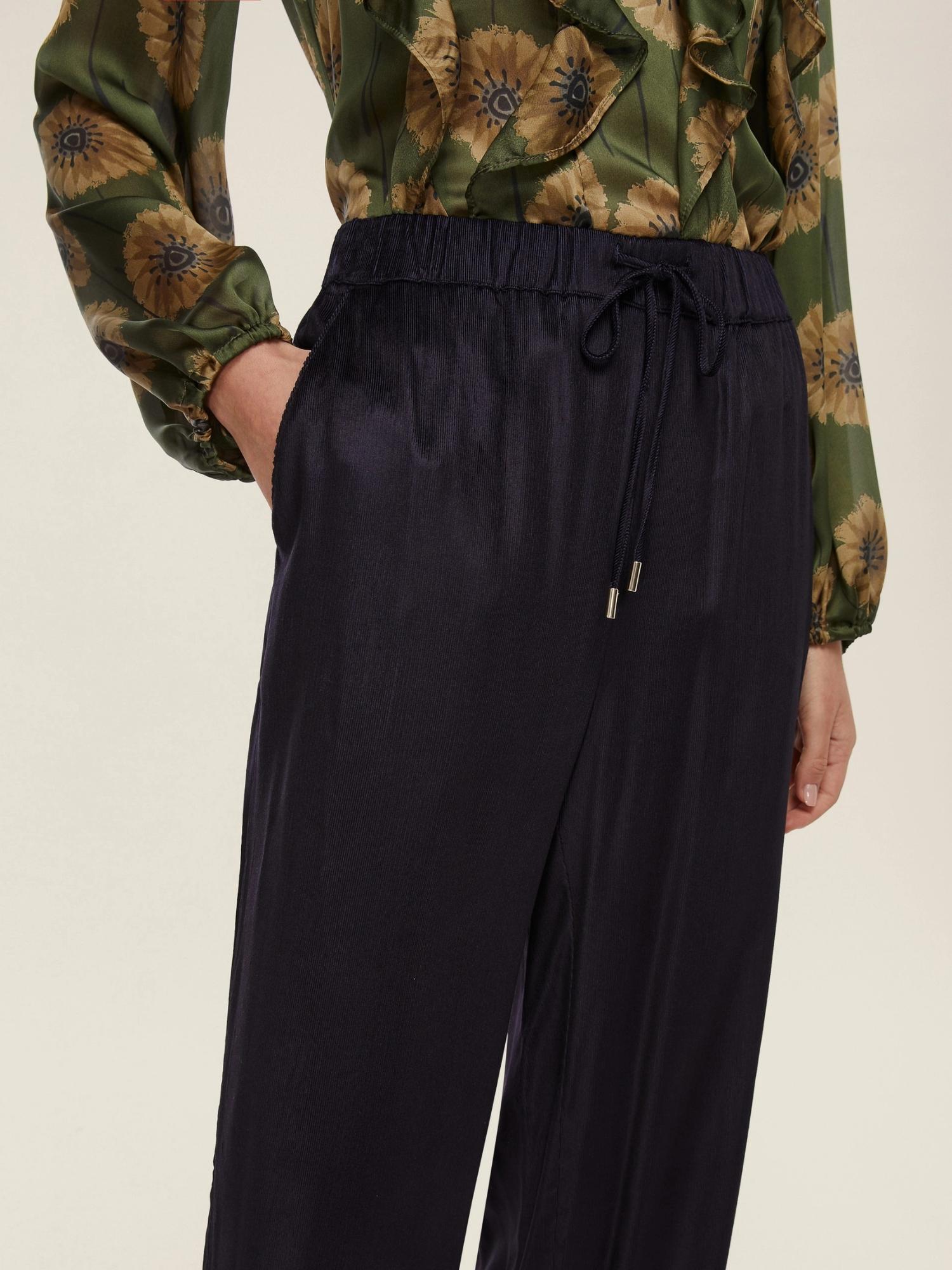 Emme Marella Pantalone in velluto a coste Isotta Donna Blu 2525136121200 005 EMME MARELLA 