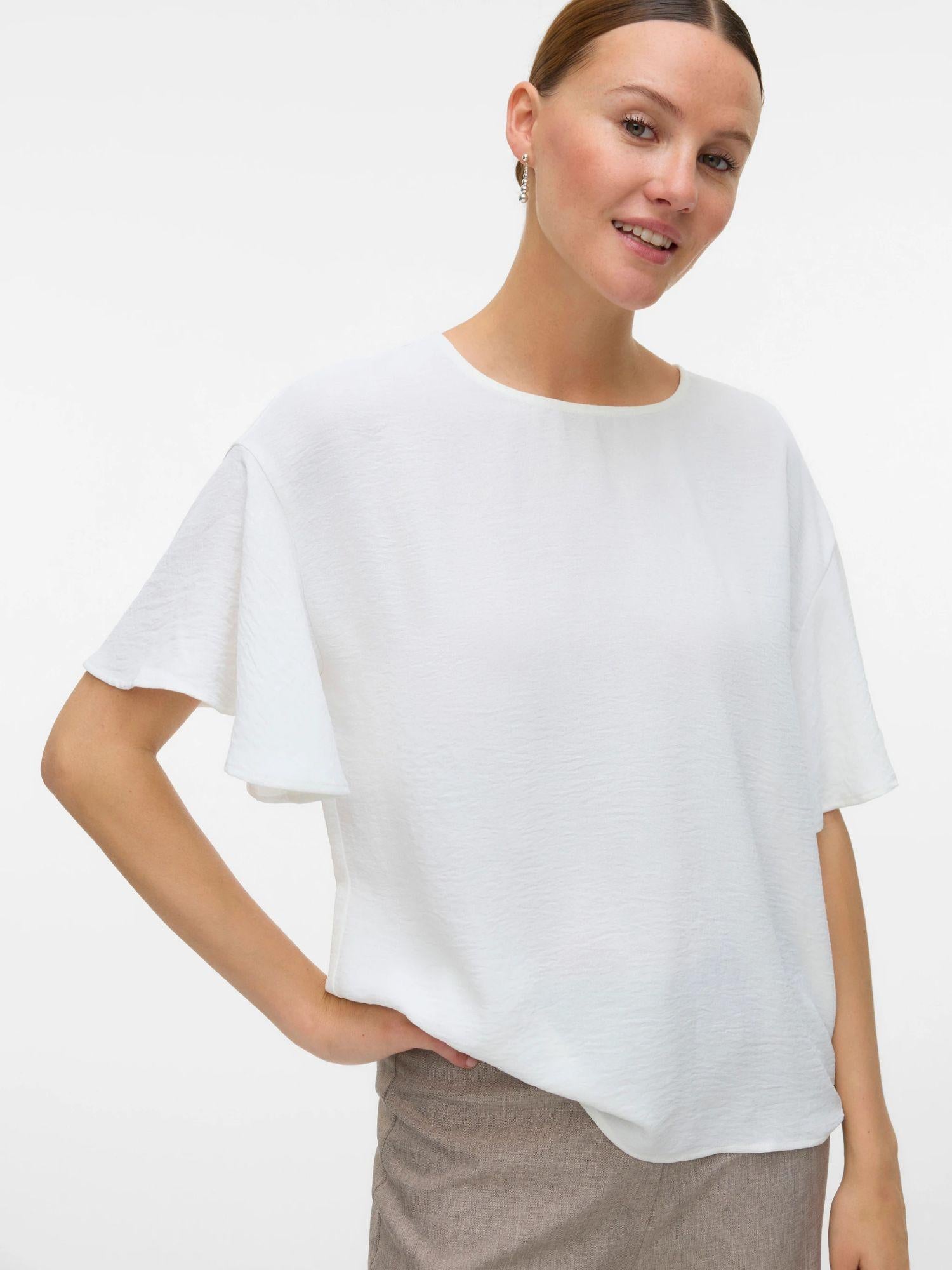 Vero Moda Top Donna Alva Cloud Dancer 10329456 Cloud Dancer VERO MODA 