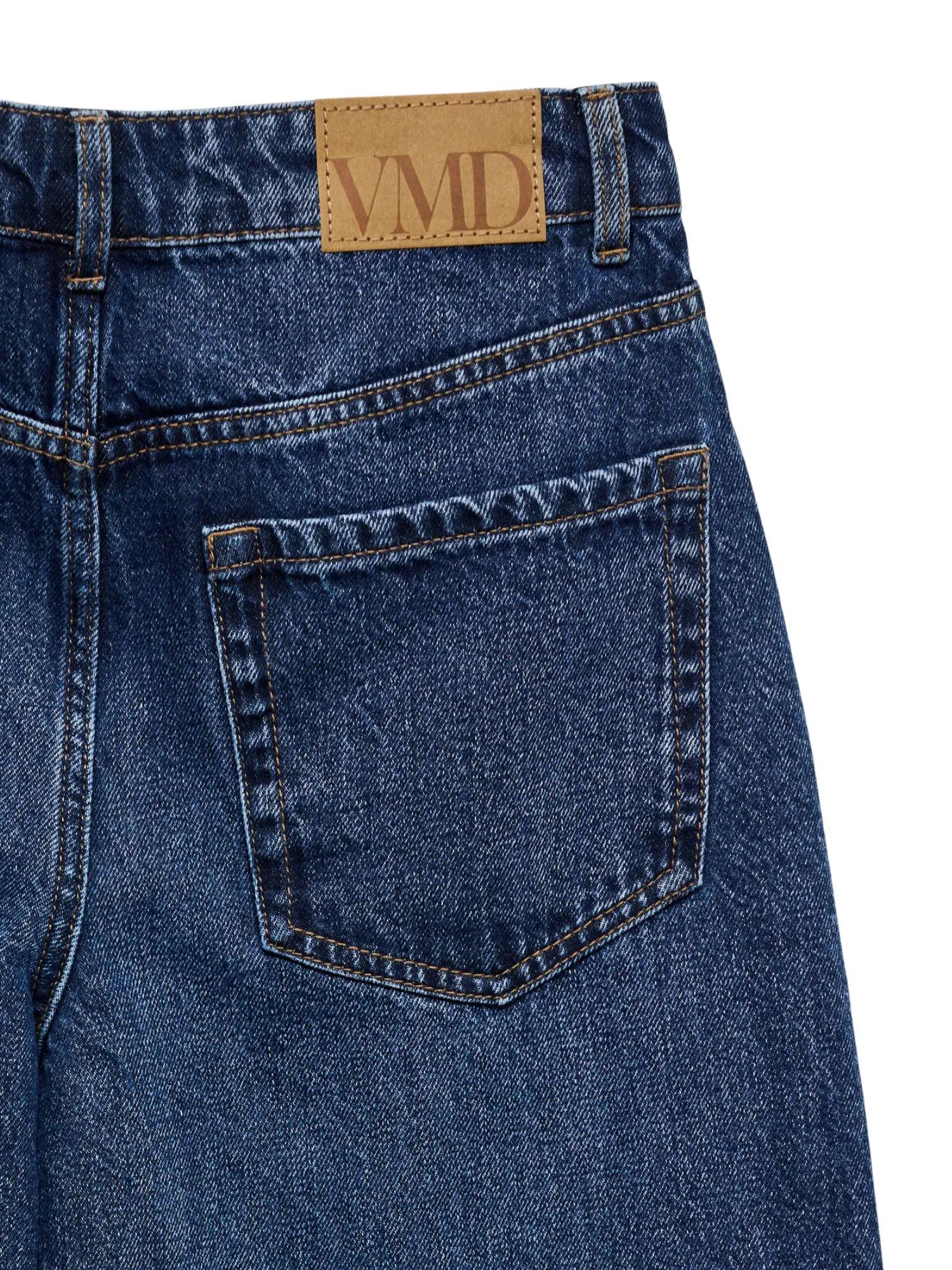 Vero Moda Jeans Donna Rae Wide Fit Dark Blue Denim 10336550 Dark Blue Denim VERO MODA 