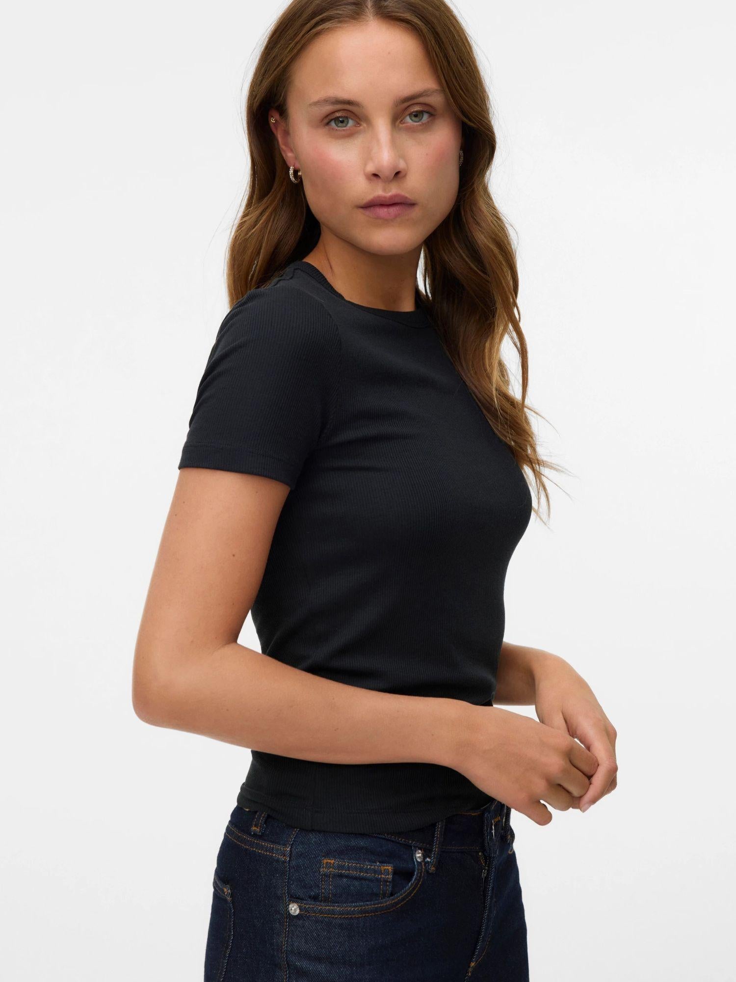 Aware Top Donna Irwina Nero 10329978 Black VERO MODA 