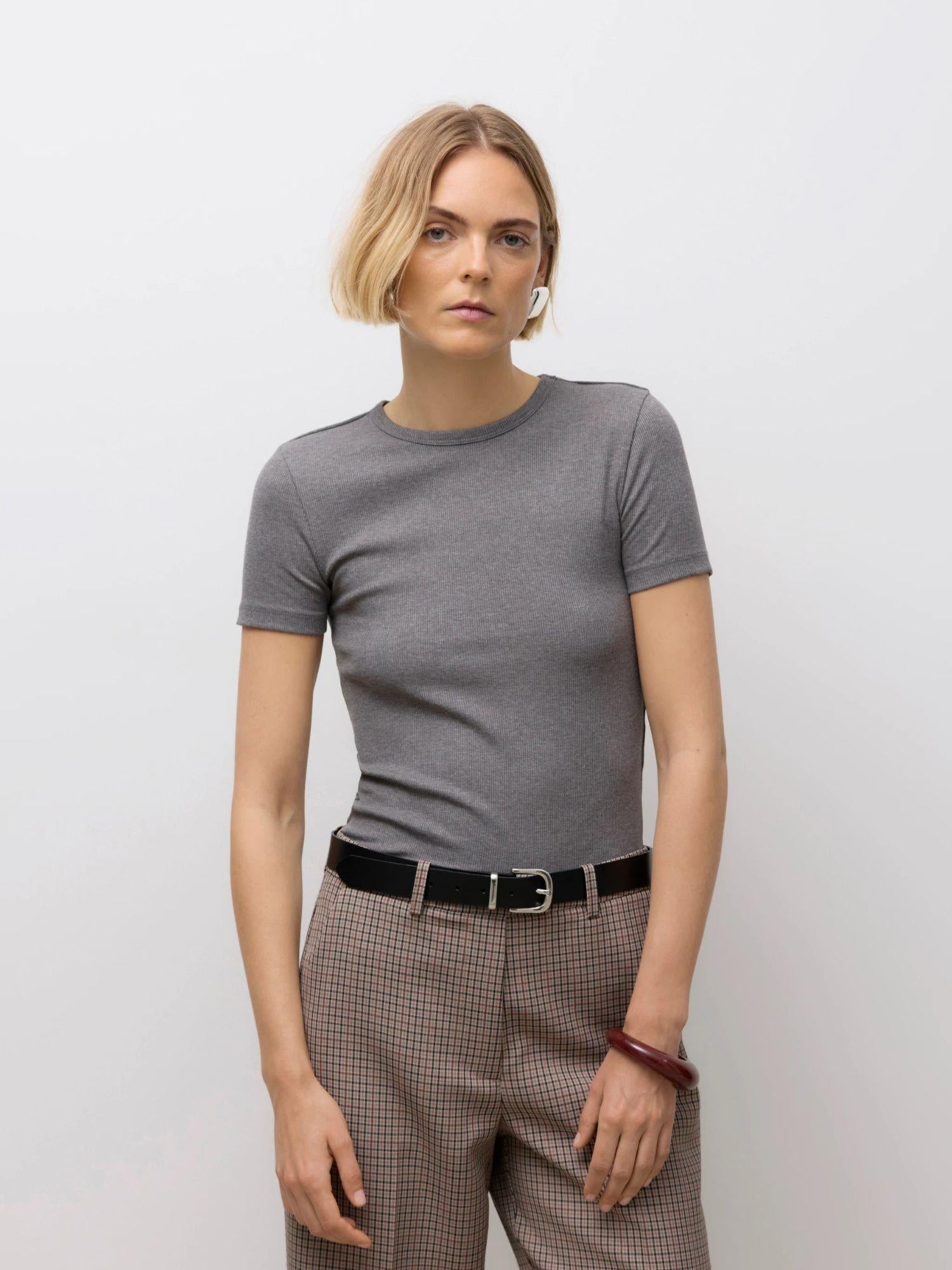 Aware Top Donna Irwina Medium Grey Melange 10329978 Medium Grey Melange VERO MODA 